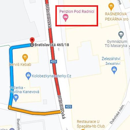 Penzion Pod Radnicí Hustopecze Zewnętrze zdjęcie